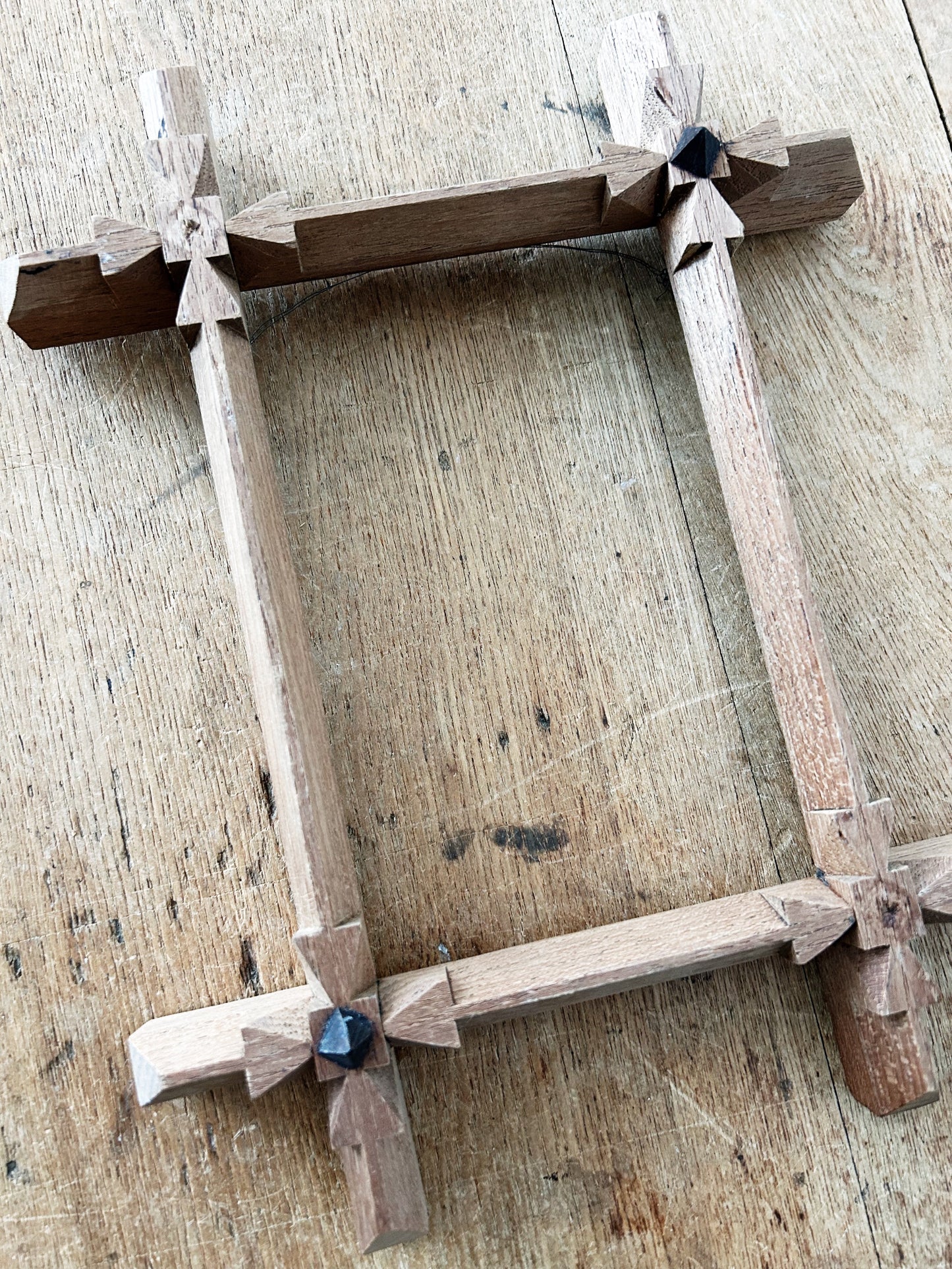 Antique Folk Art Frame