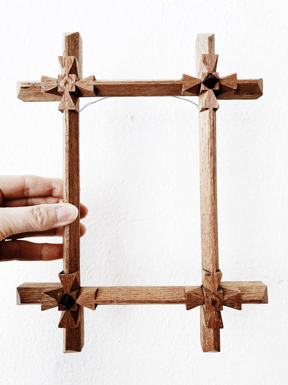 Antique Folk Art Frame
