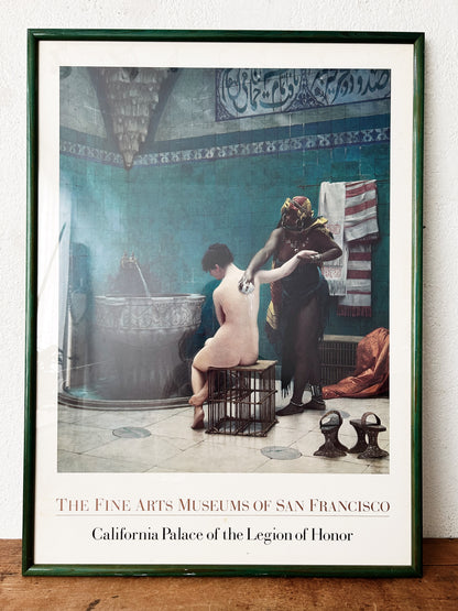 Vintage Moorish Bath Art Print Jean Gerome 1870