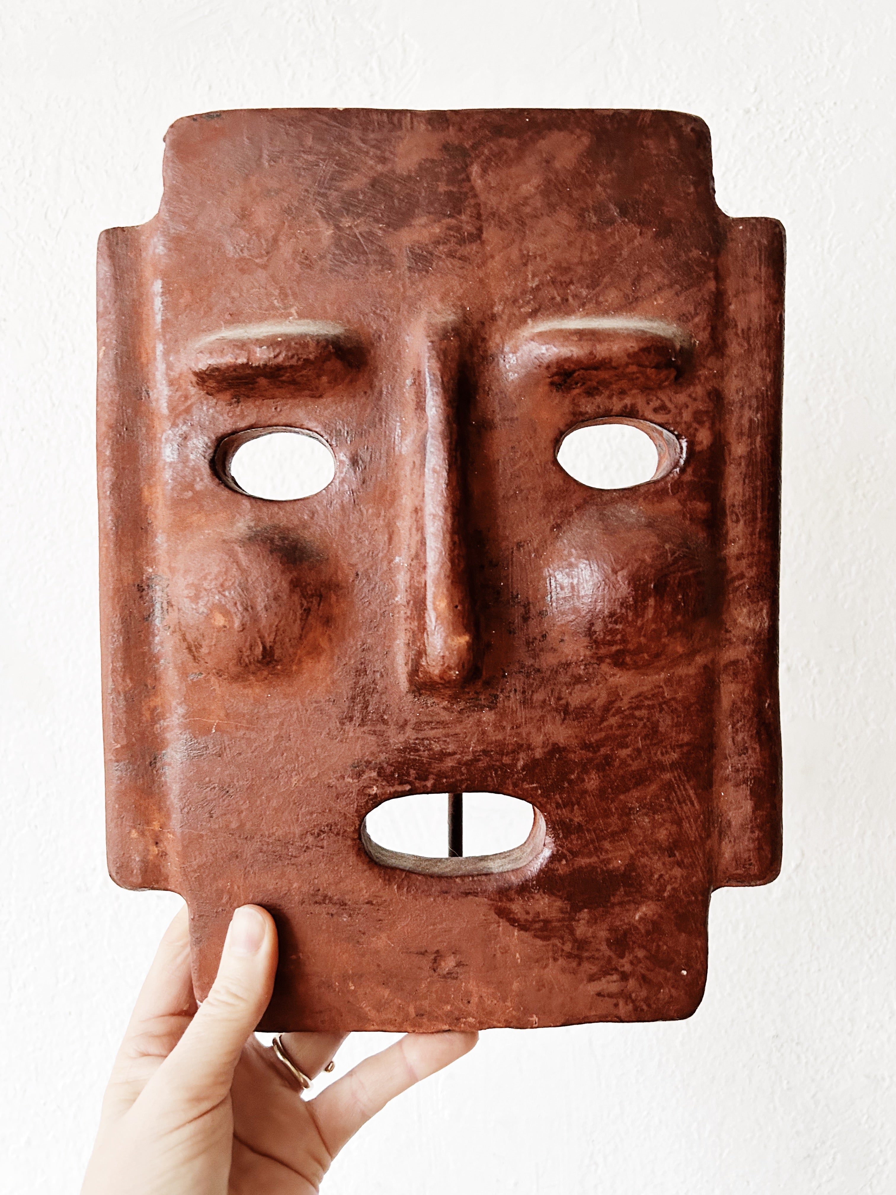 Vintage Terra Luminary Mask Mexico