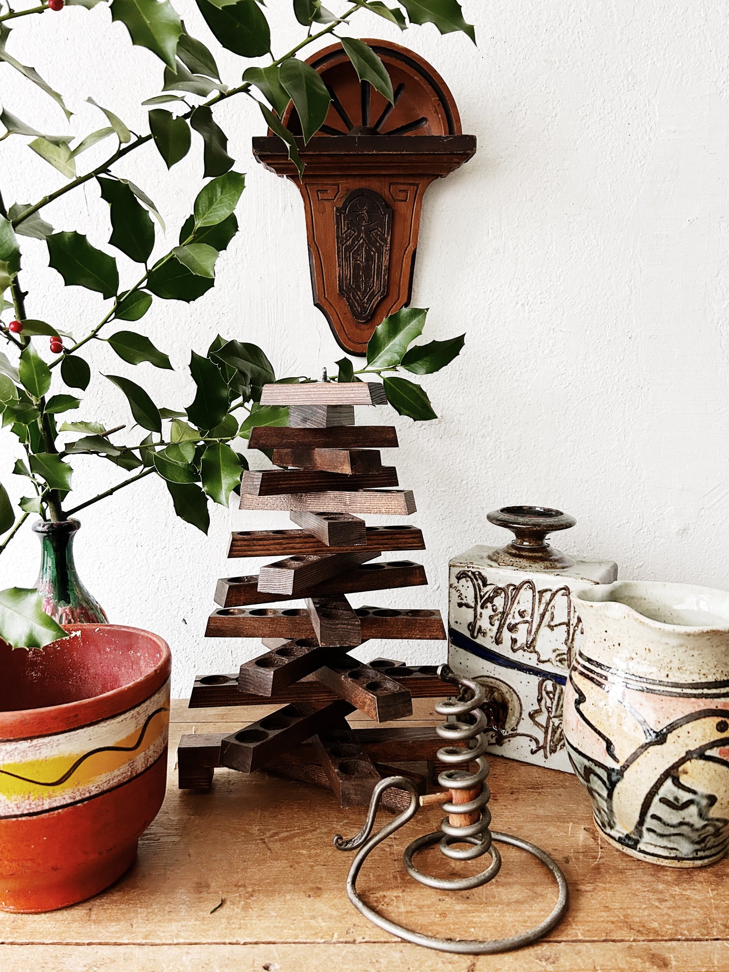 Iron Candle Holder