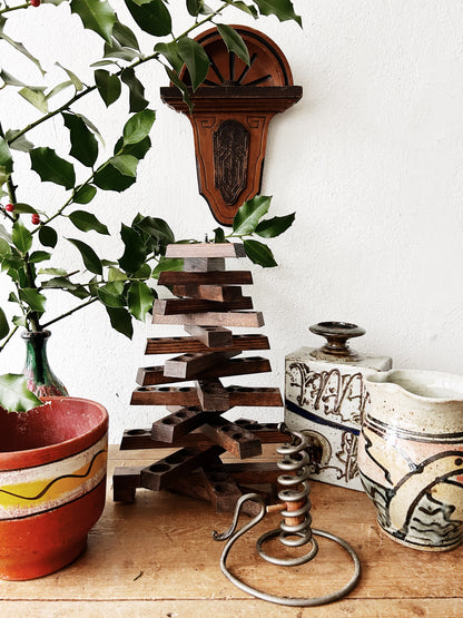 Iron Candle Holder
