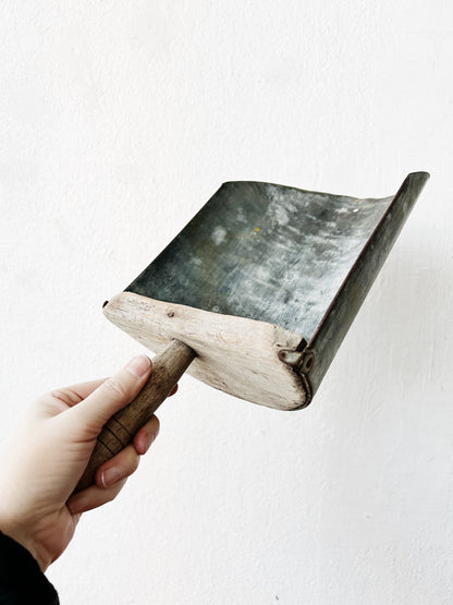 Large Antique Industrial Scoop