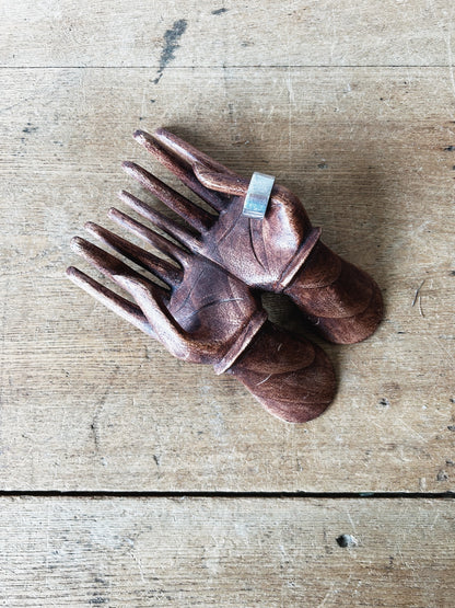 Vintage Wood Hands