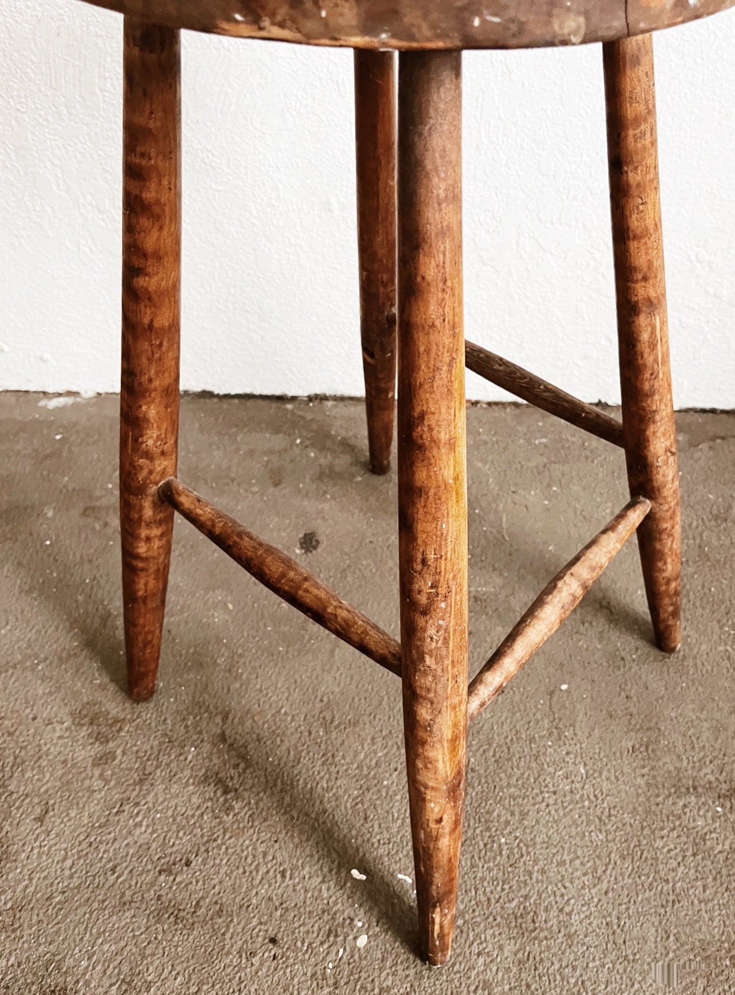 Primitive Maple Stool