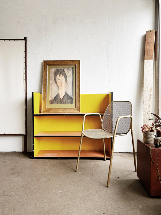 Vintage Painted Wood Shelf