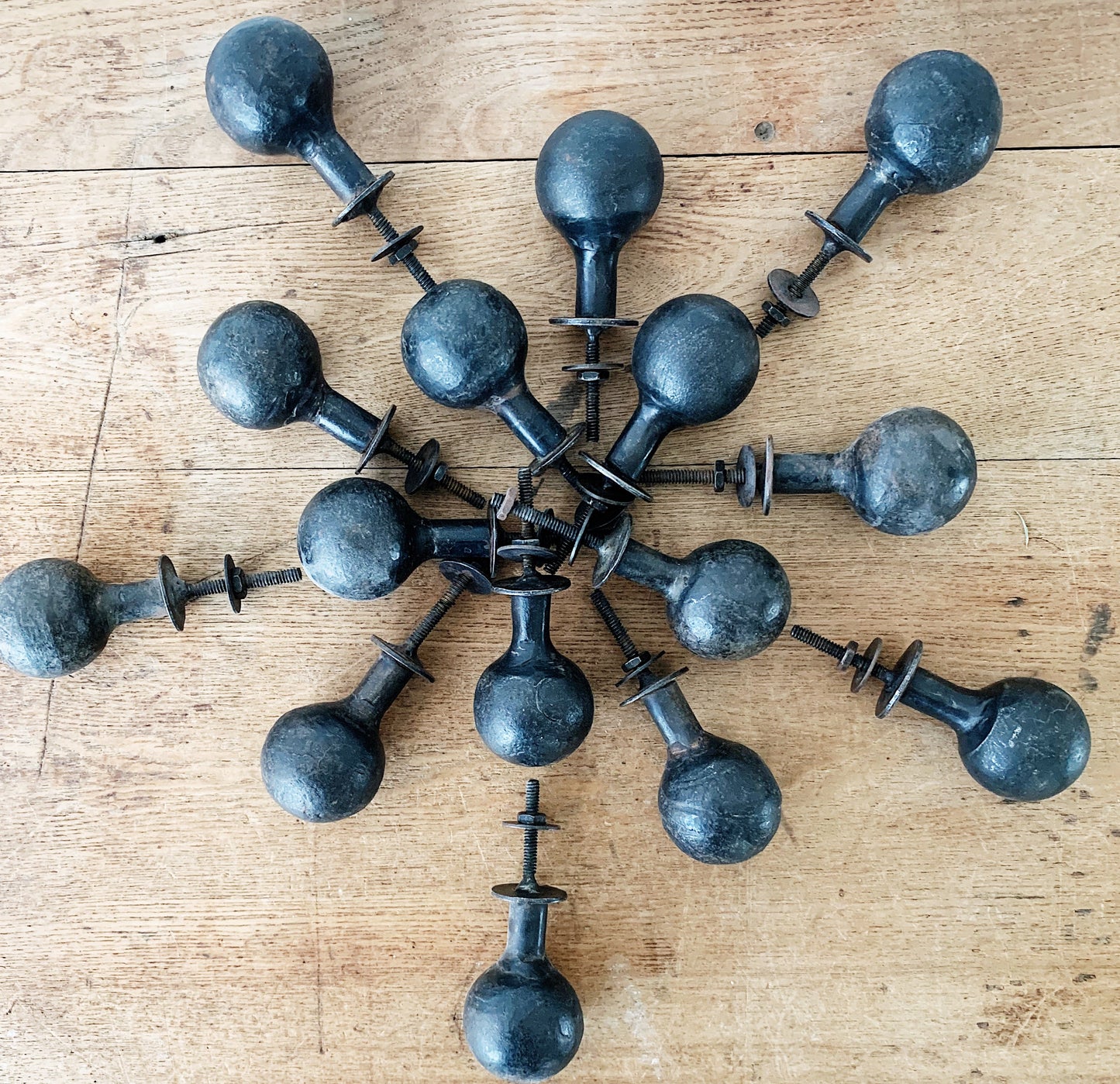 Forged Iron Bolas Knob 1.5”