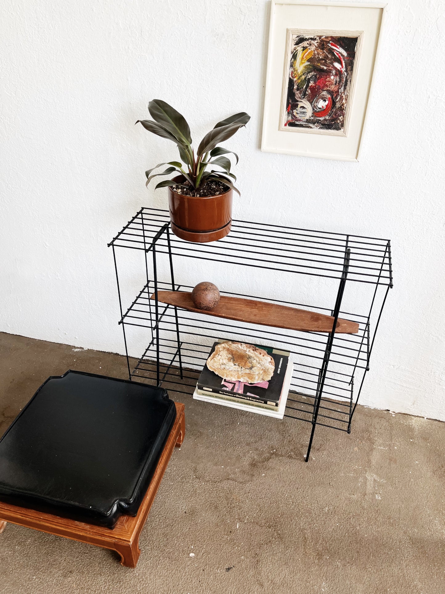 Mid Century Hairpin Shelf