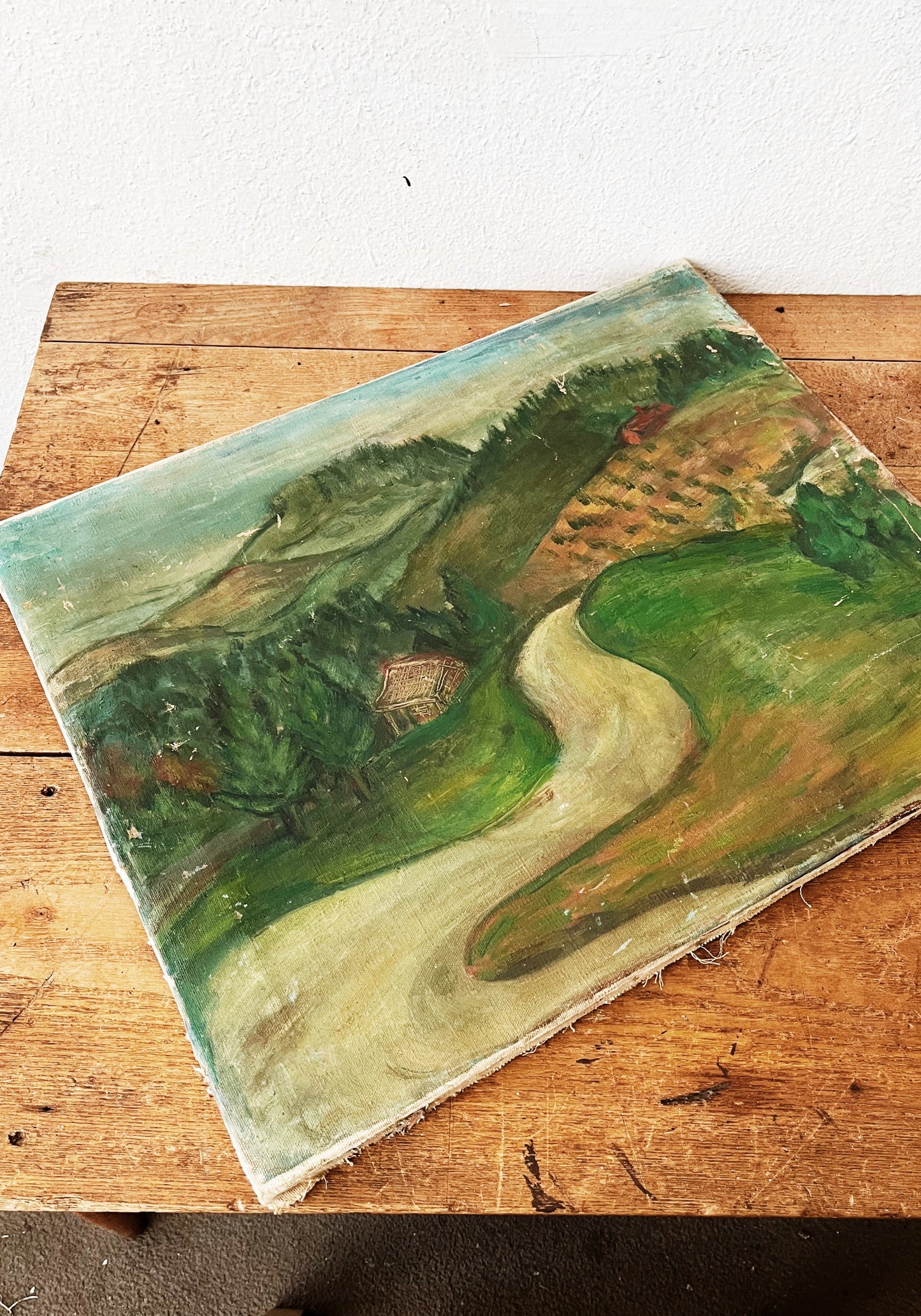 Antique Folk Art Painting