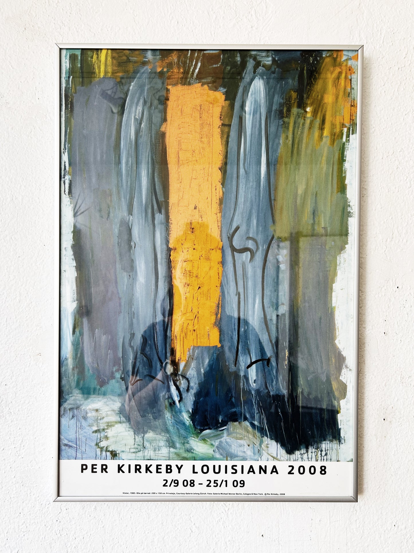 Per Kirkeby Framed Gallery Poster
