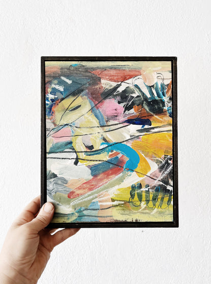 Vintage Abstract Expressionist Painting