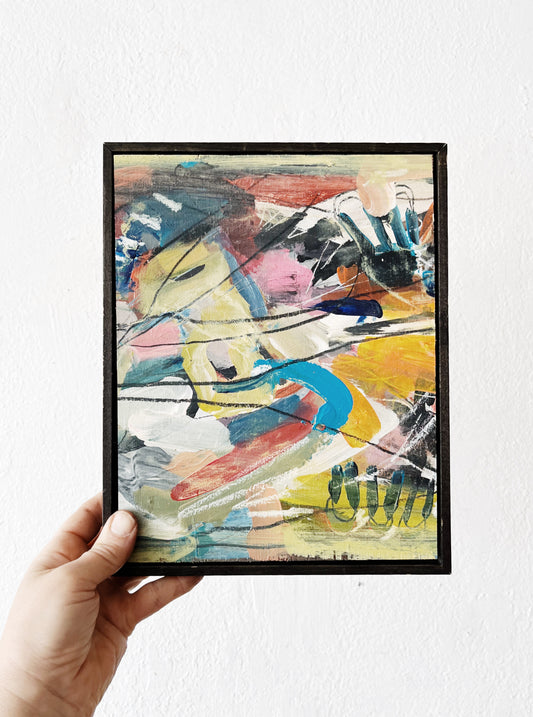 Vintage Abstract Expressionist Painting