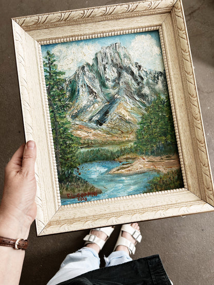 Original Framed Yosemite Oil Painting