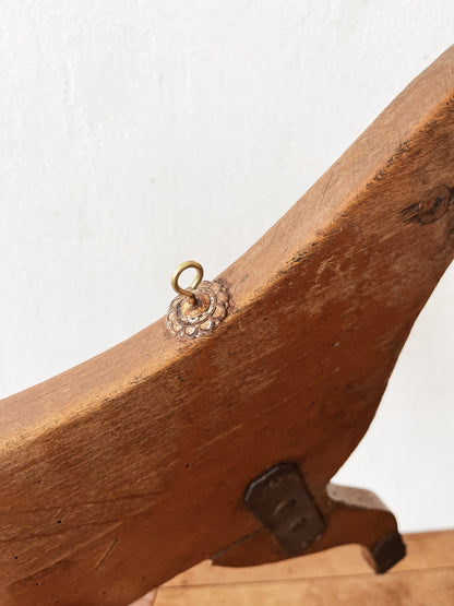 Vintage Folk Wood Horse