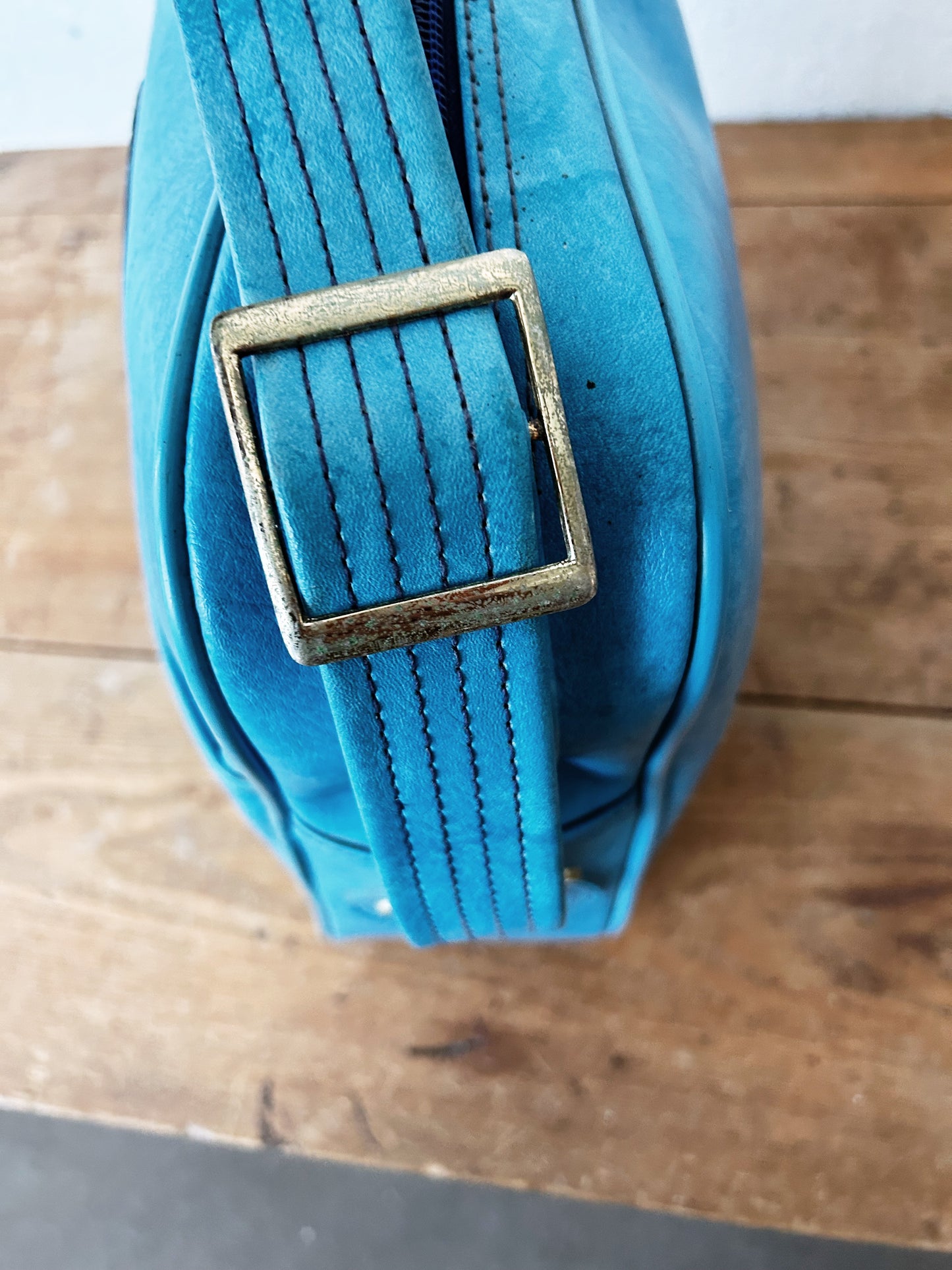 Vintage Turquoise Tote