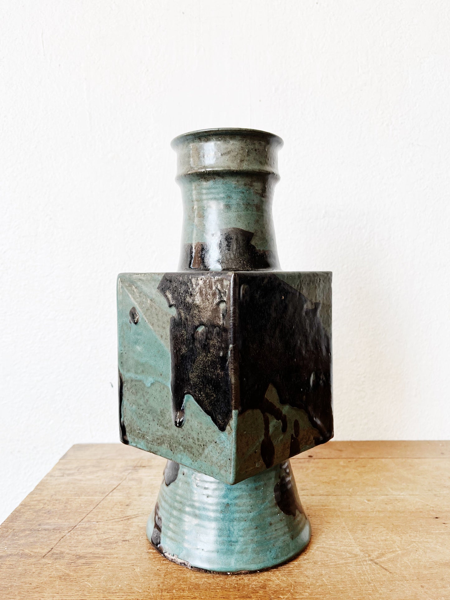 Vintage Brutalist Pottery Vase