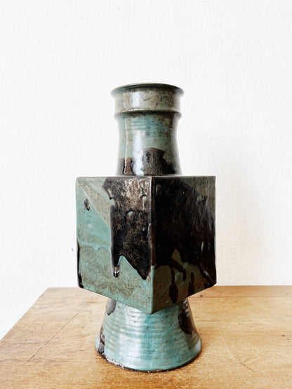 Vintage Brutalist Pottery Vase