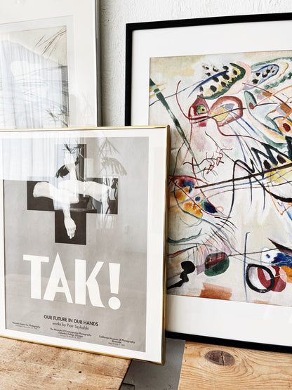 Vintage Framed Kandinsky Print