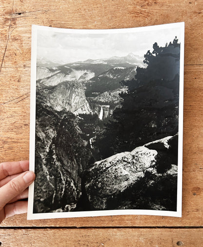 1940’s National Park Black and White Photo