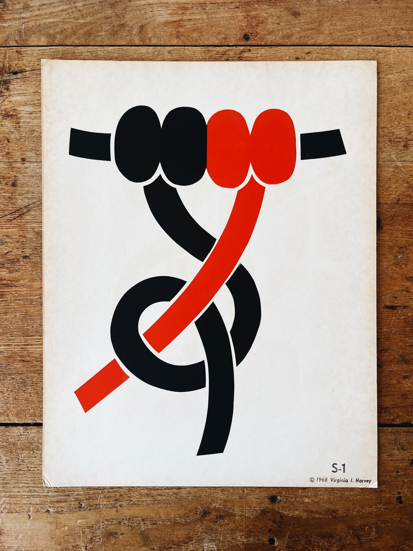 Vintage Macramé Teaching Poster
