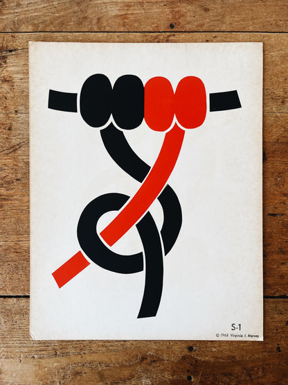 Vintage Macramé Teaching Poster