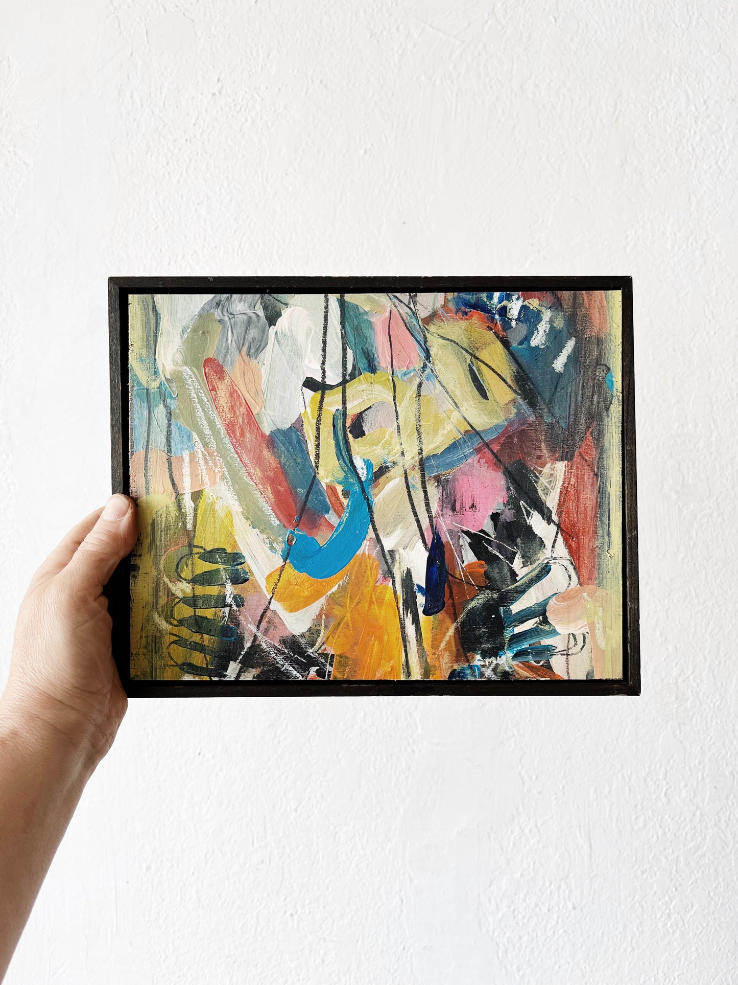 Vintage Abstract Expressionist Painting