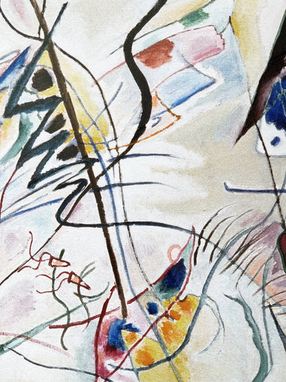 Vintage Framed Kandinsky Print