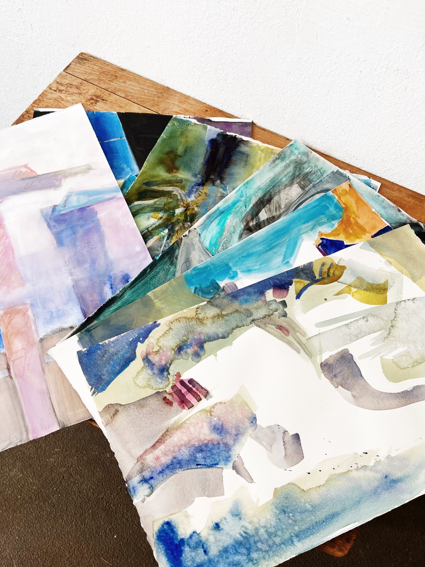 Original Abstract Watercolor Painting