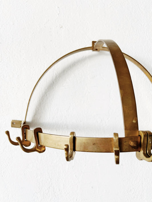 Vintage Brass Pot Rack
