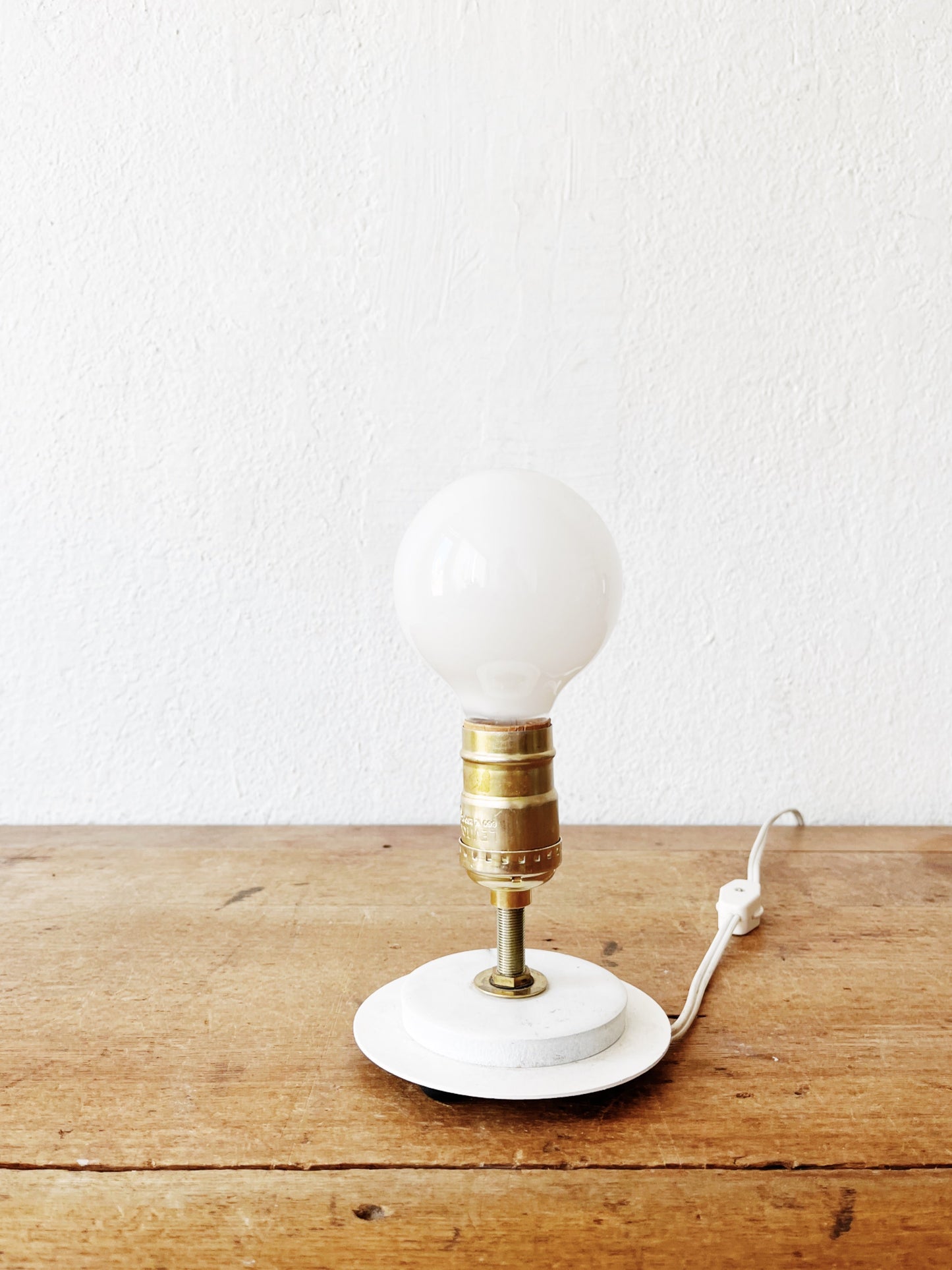 Mid Century Teak Lamp