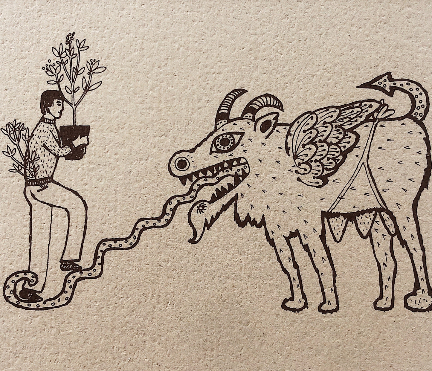 Vintage Win Ng Illustration