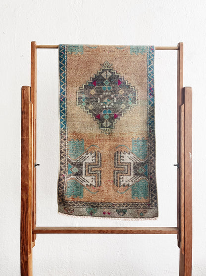 Vintage Turkish Mini Rug