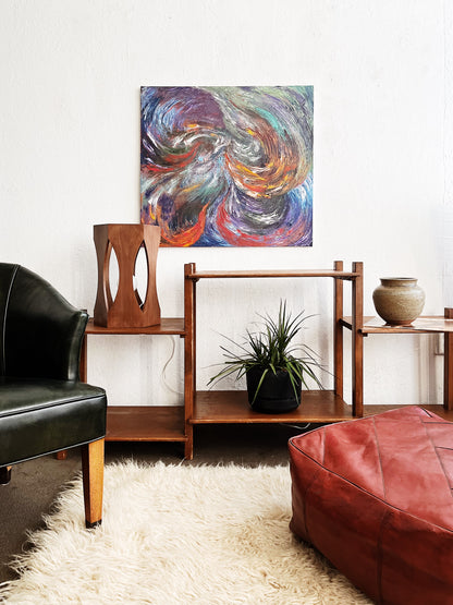 Vintage Original Abstract Painting