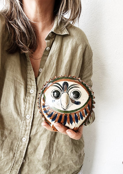Tonala Hand Painted Owl