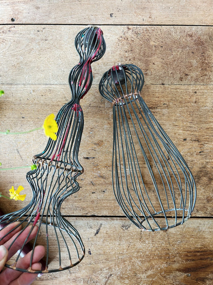 Contemporary Wire Candle Holders