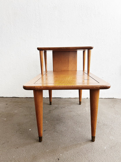 Mid Century Stepped Side Table
