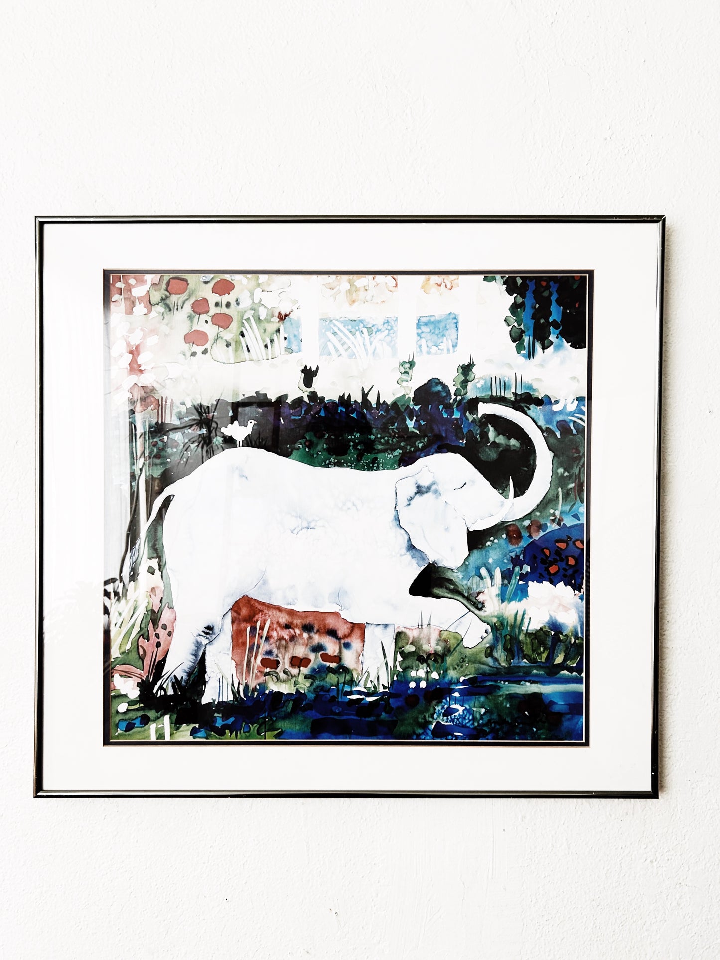 Vtg Mike Smith Framed Print