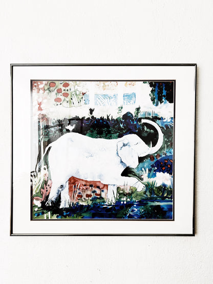 Vtg Mike Smith Framed Print