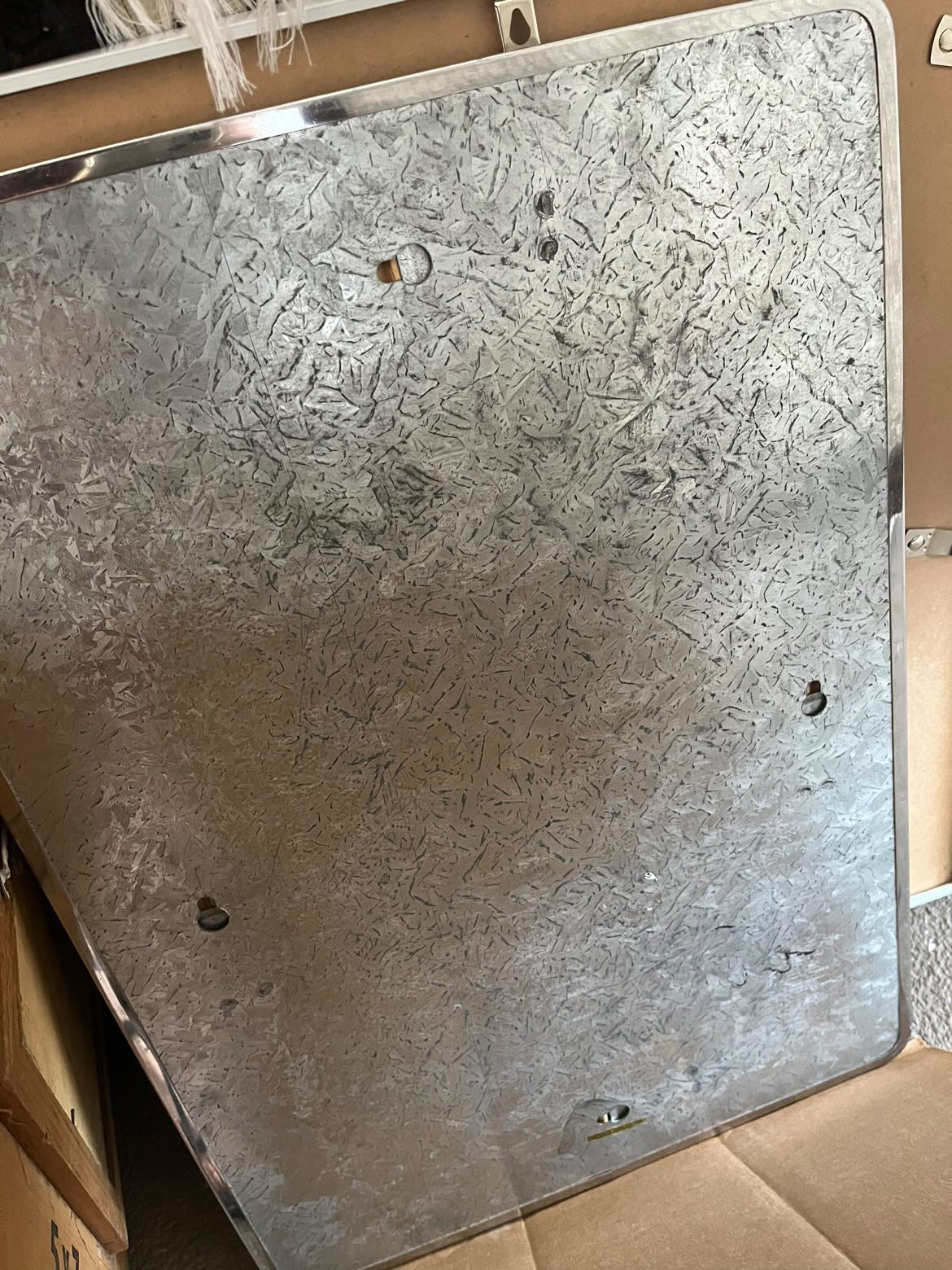 Industrial Mid Century Mirror