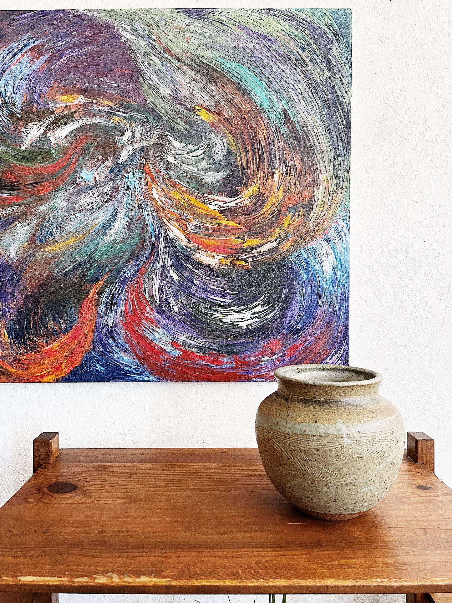 Vintage Original Abstract Painting