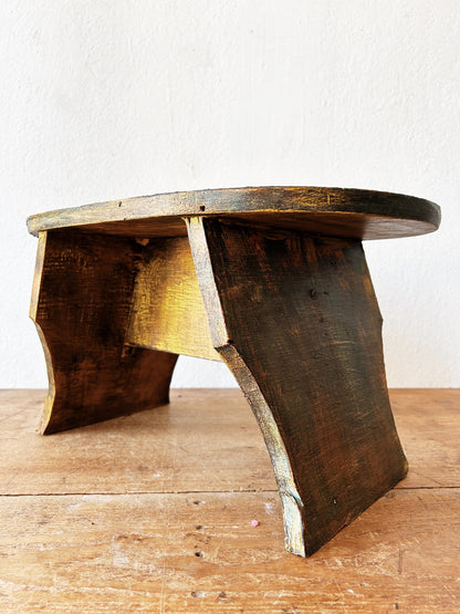 Primitive Wood Stool