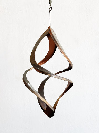 Vintage Copper Infinity Sculpture