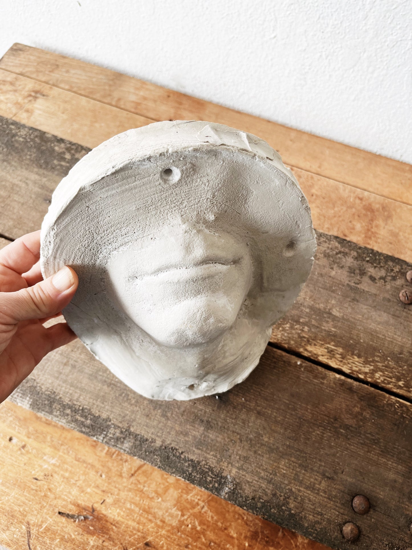 Hand Built Plaster Mask