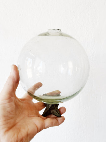 Blown Glass Bubble Vase