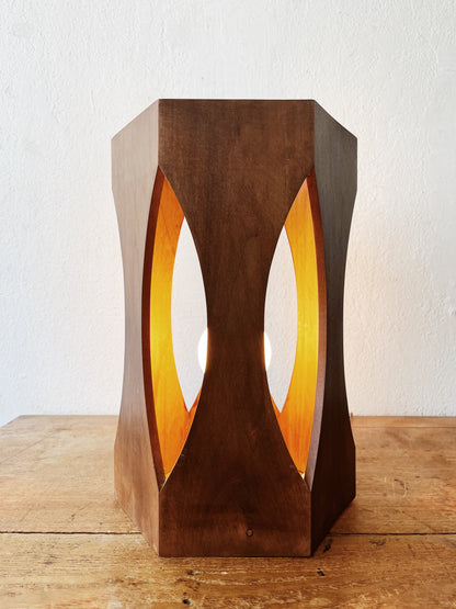 Mid Century Teak Lamp
