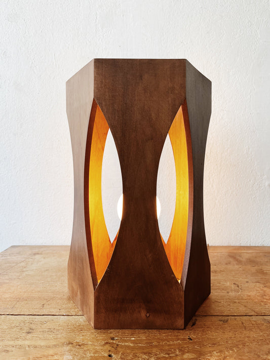 Mid Century Teak Lamp