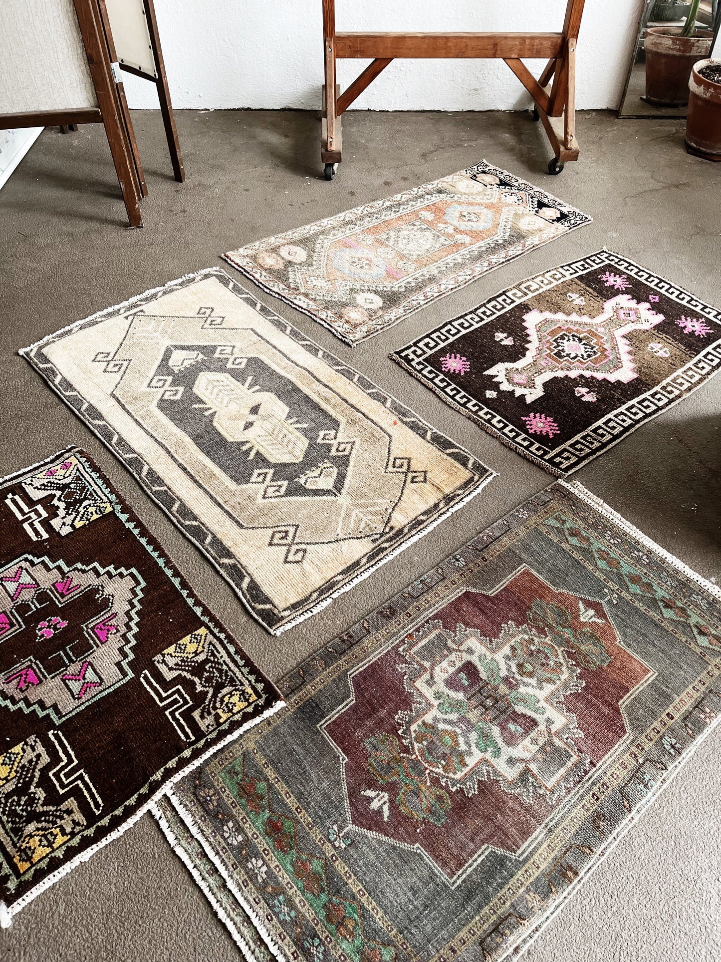 Vintage Turkish Mini Rug