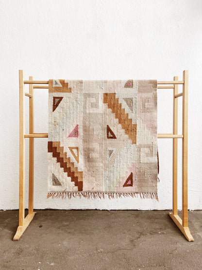 Natural Birch Textile Rack