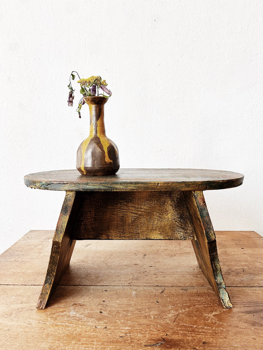 Primitive Wood Stool