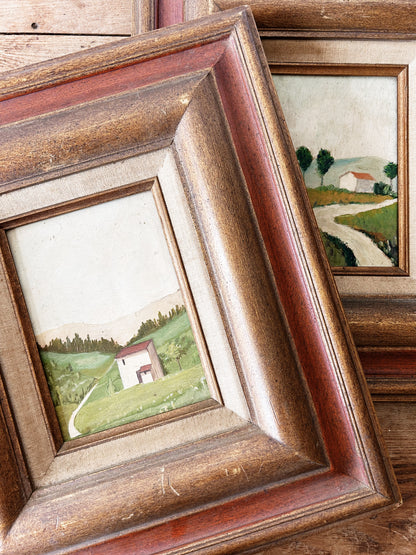 Antique Italian Landscape Painting